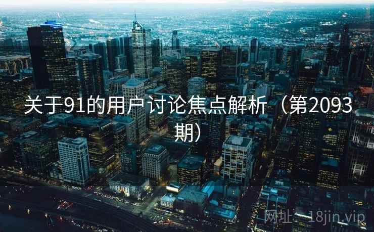 关于91的用户讨论焦点解析（第2093期）