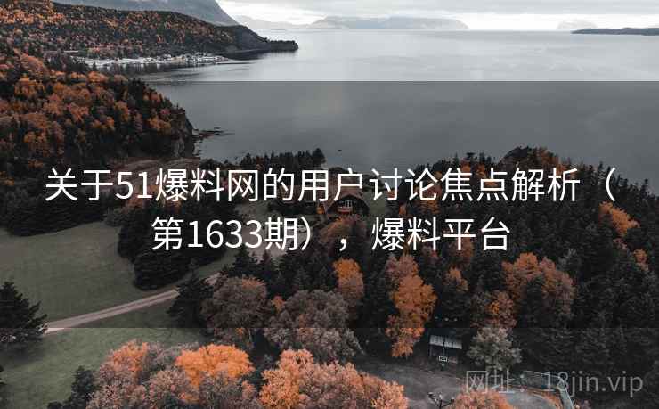 关于51爆料网的用户讨论焦点解析（第1633期），爆料平台